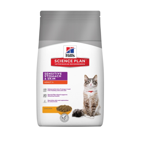 Science Plan Feline Adult Sensitive Stomach and Skin Chicken 5 kg