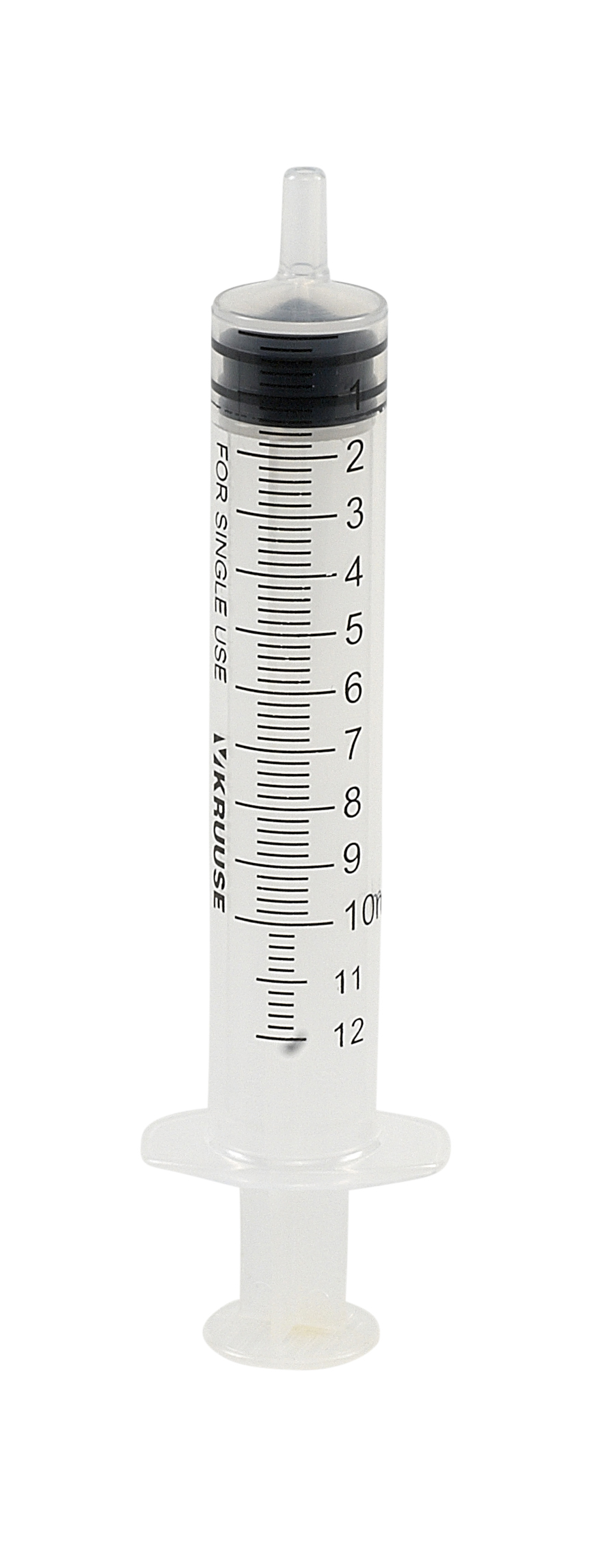 KRUUSE Excentric Disposable Syringe, 3 comp. 10->12 ml, 100/pk