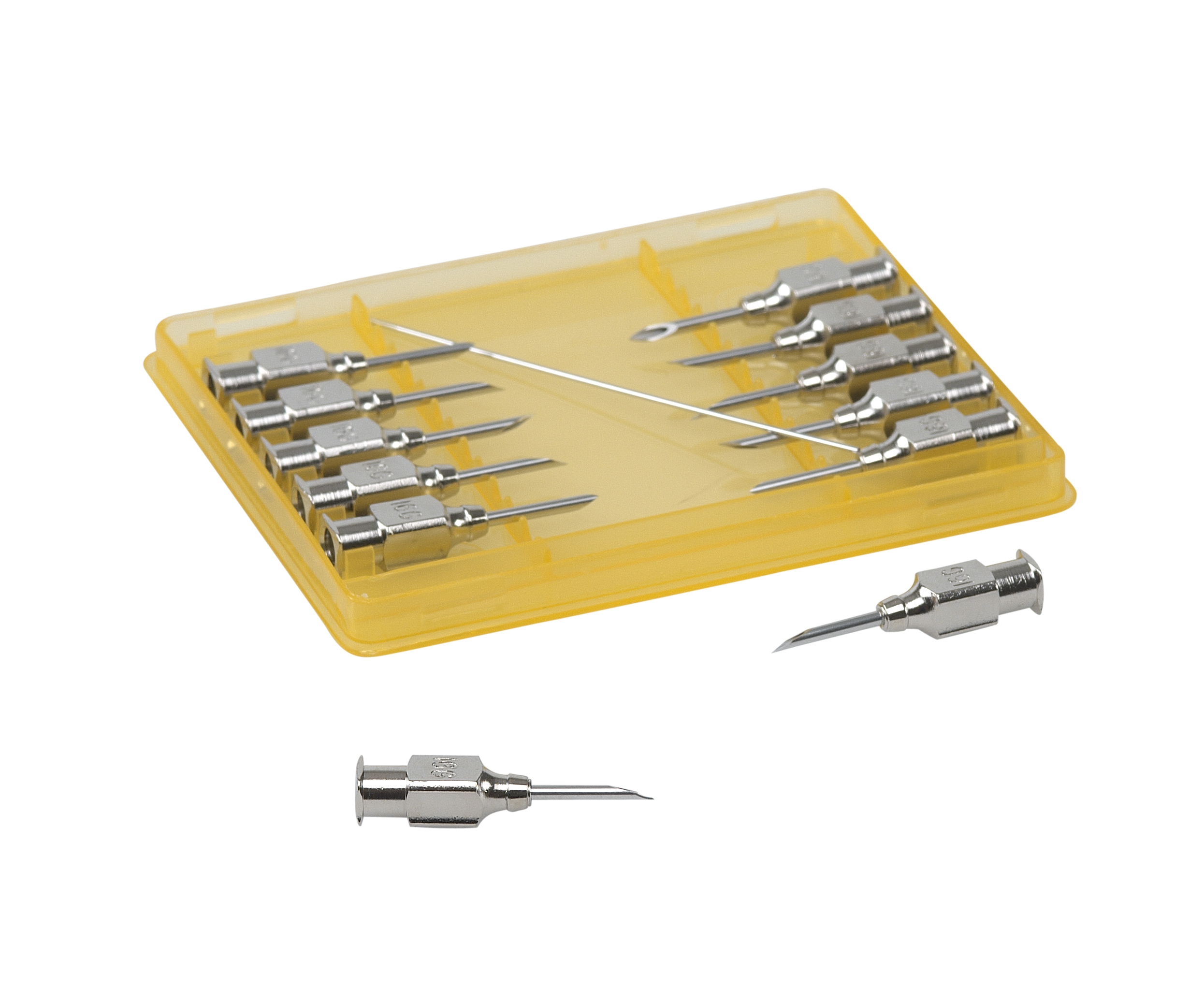 KRUUSE-Vet Needles, 1.6 x 13 mm, 16G x 1/2, Luer Lock, 12/pk