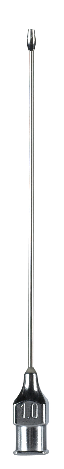 Olive Tip Needle, 1.0 x 60 mm, Luer Lock