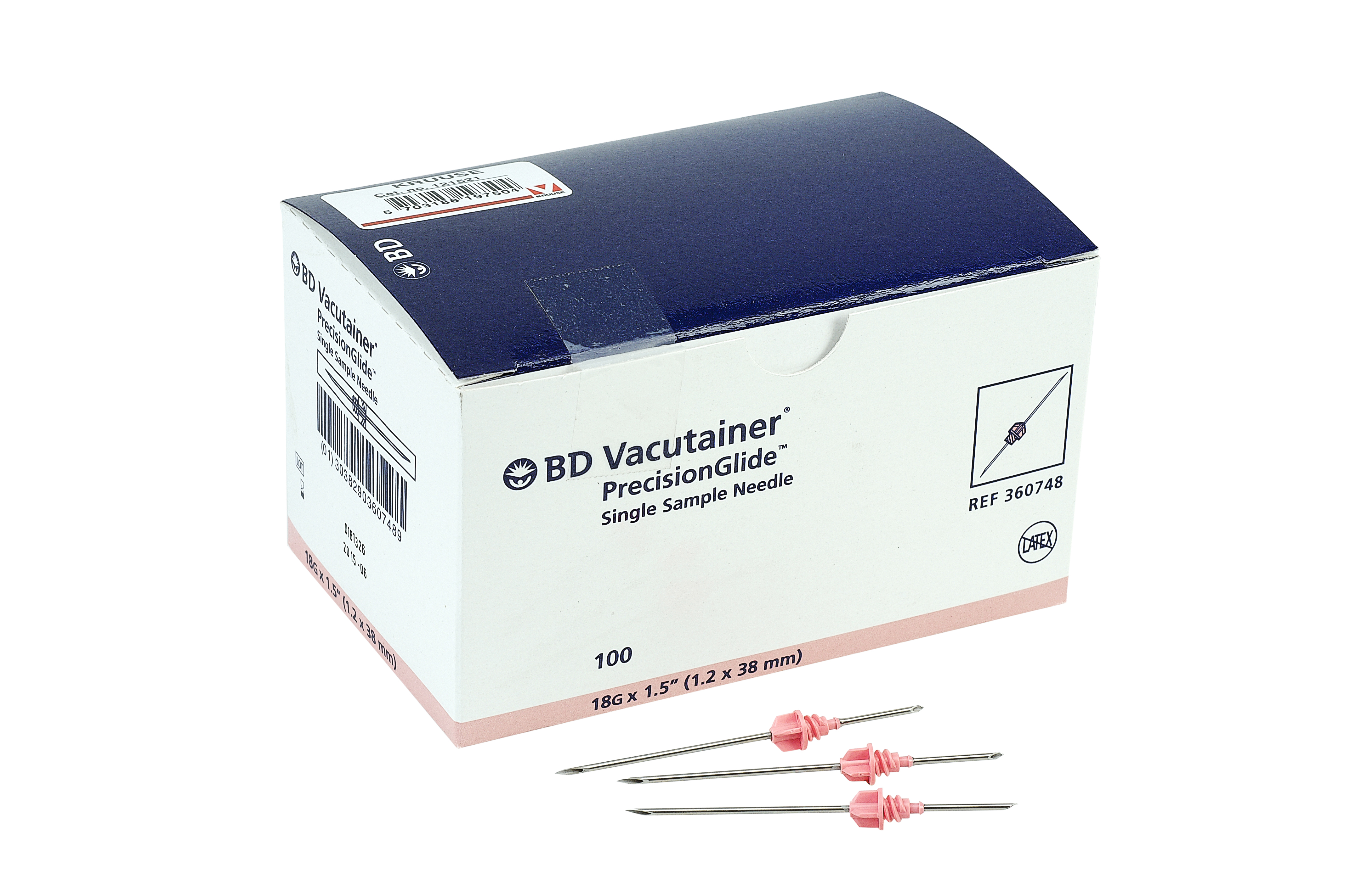 Vacutainer Single Needle, sterile, 18G x 1.5
