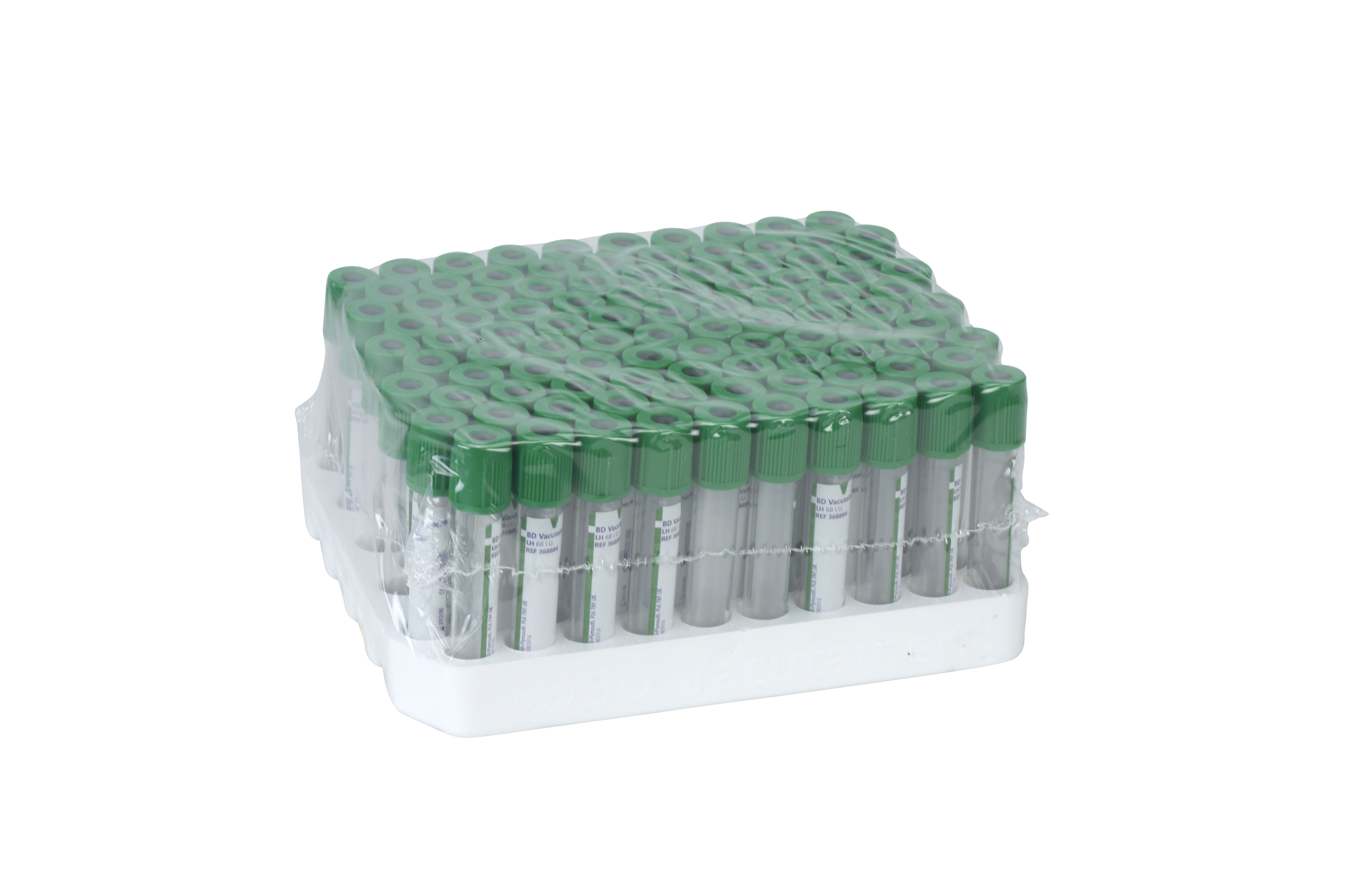 BD Vaccutainer, Lith/Hep, 4 ml, 100/pk