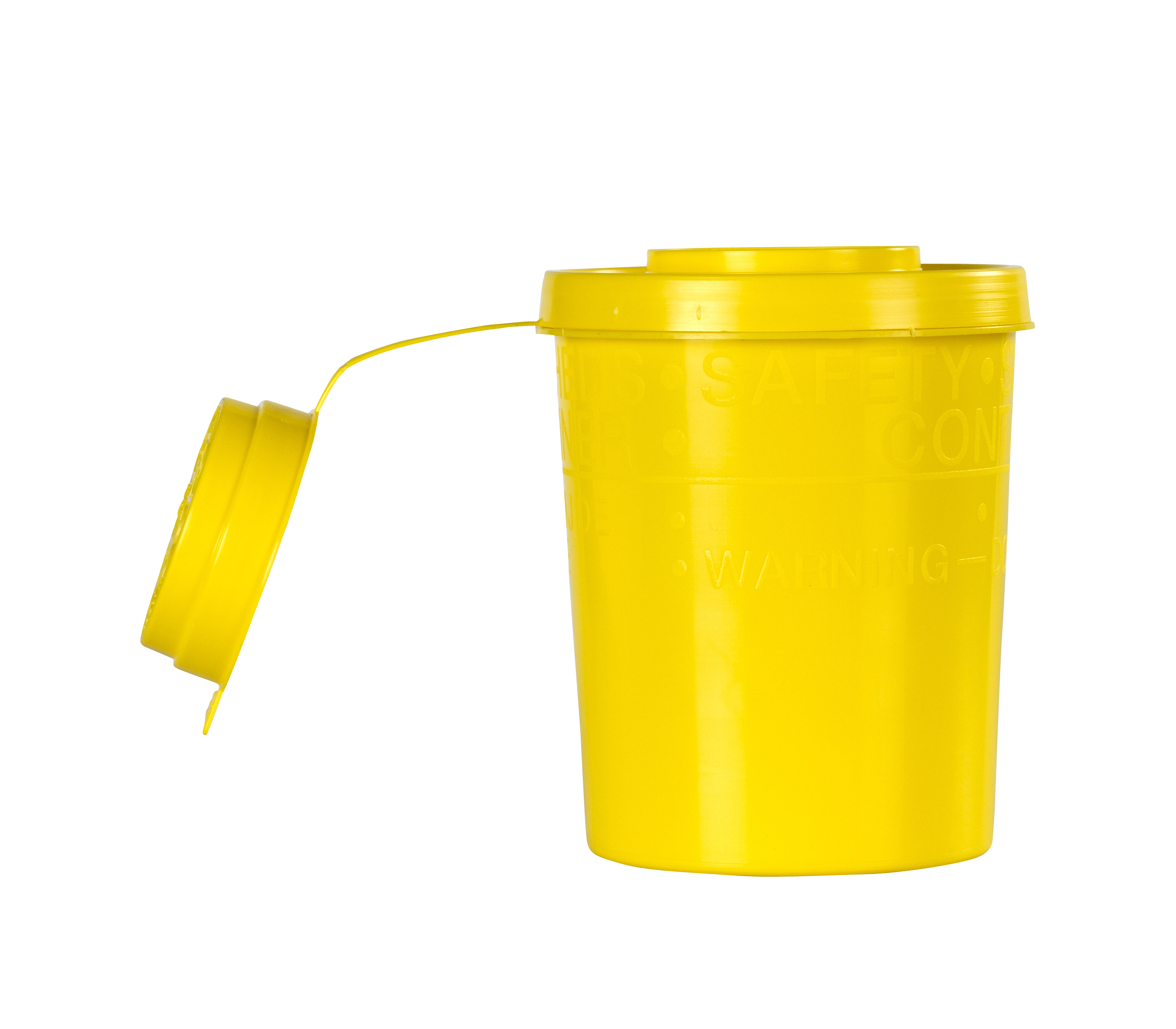 Container, f/used needles, 0.5 litre