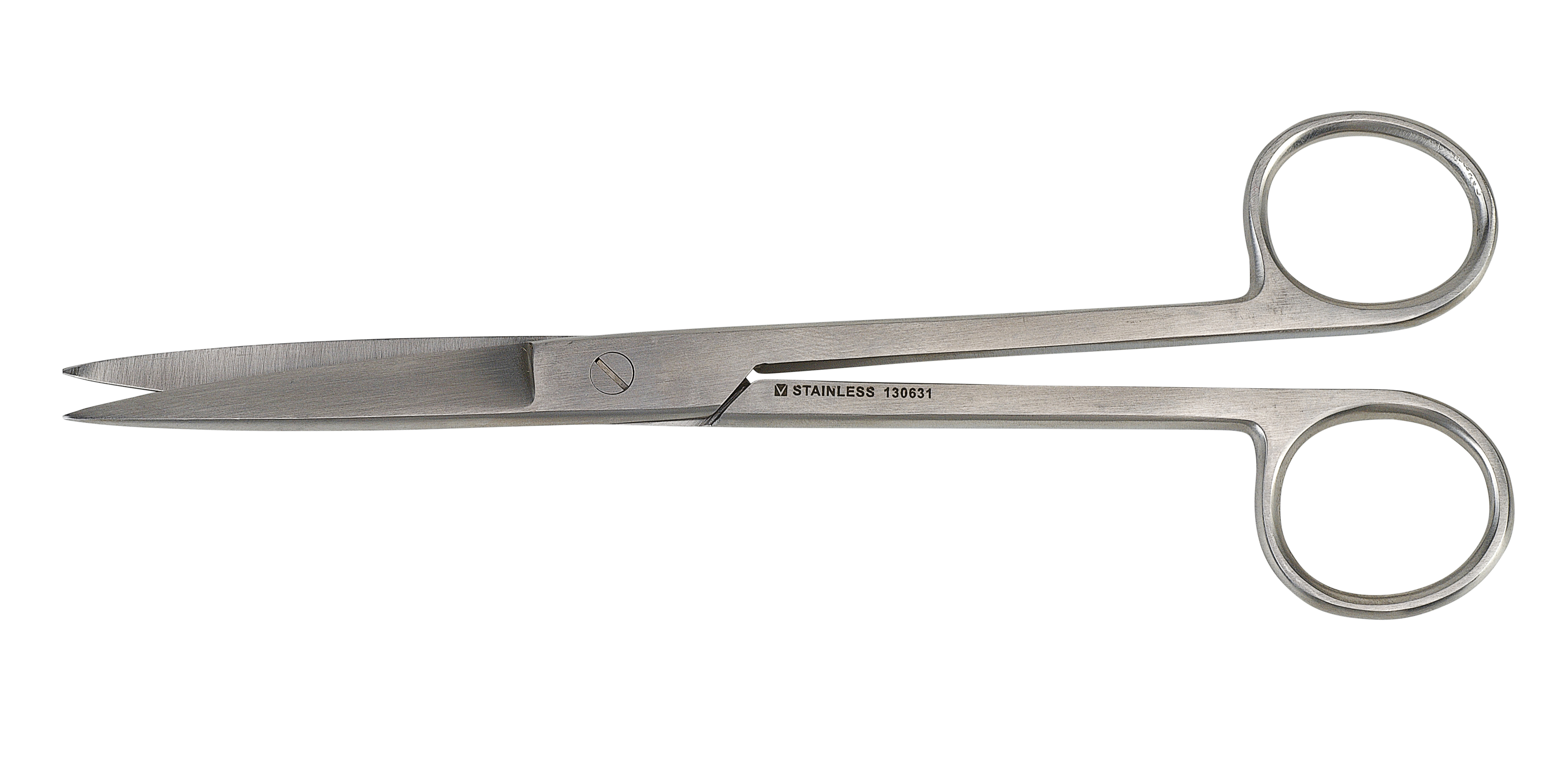 KRUUSE Scissors, straight, pointed/pointed, 18 cm