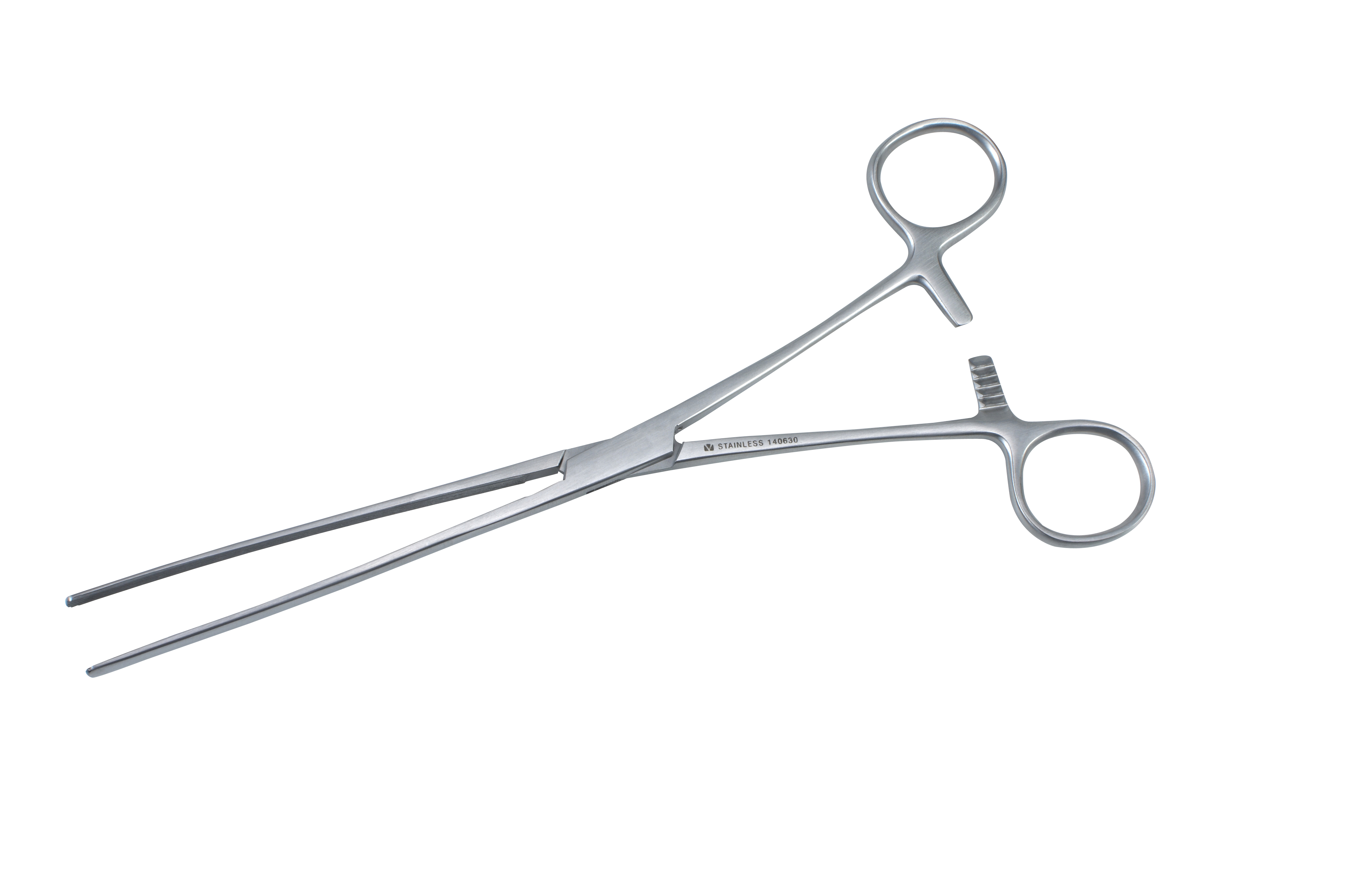KRUUSE Intestinal forceps, straight, 23 cm, standard quality