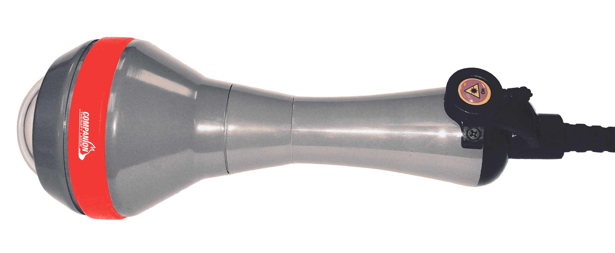 Large massage application ball for Companion therapy laser CTX, grey