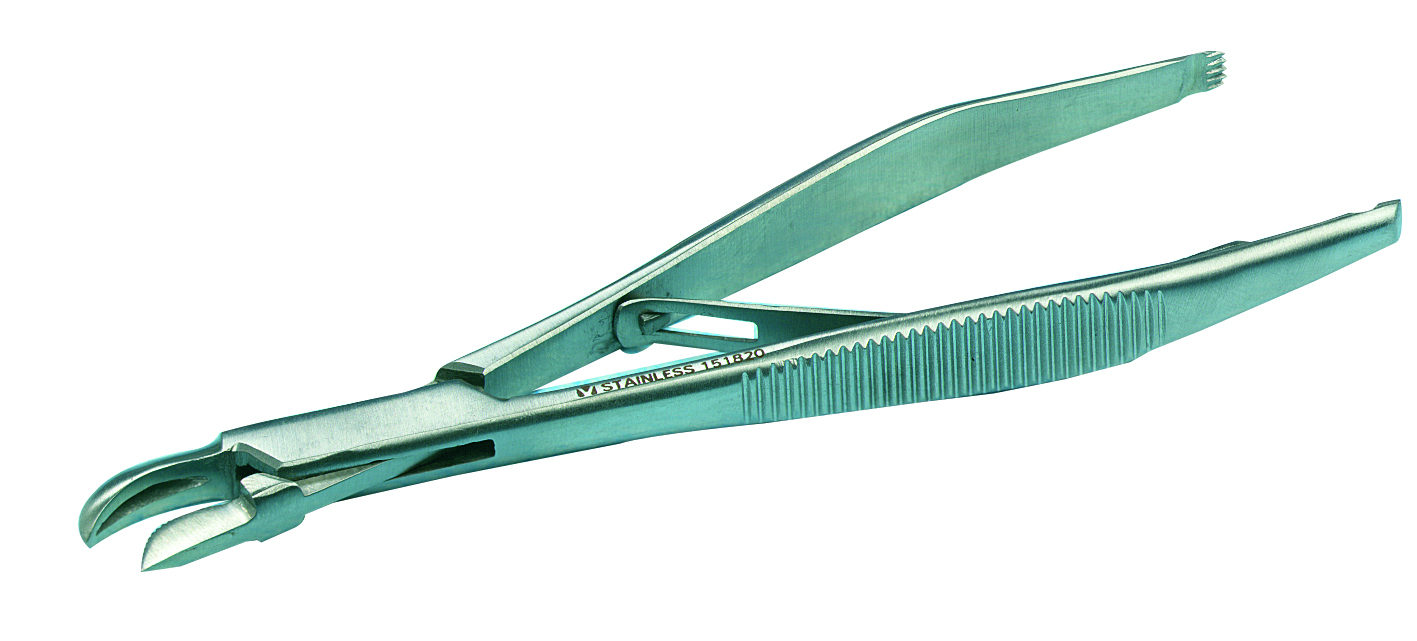 Michel Suture Clips Applicator, -for removing suture clips. Stainless steel, 12.5 cm