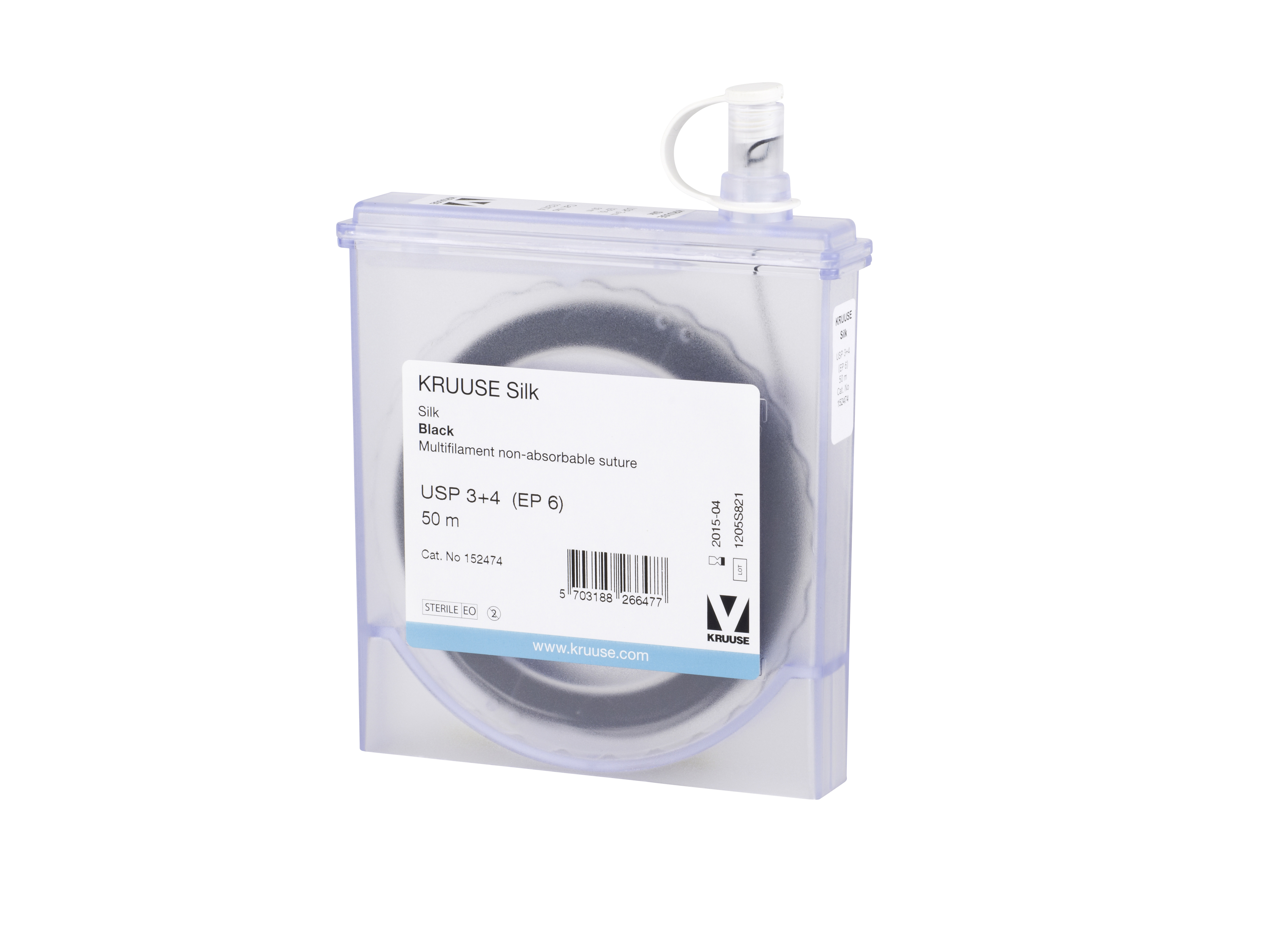 KRUUSE Silk Suture, USP 3-4, 50 m