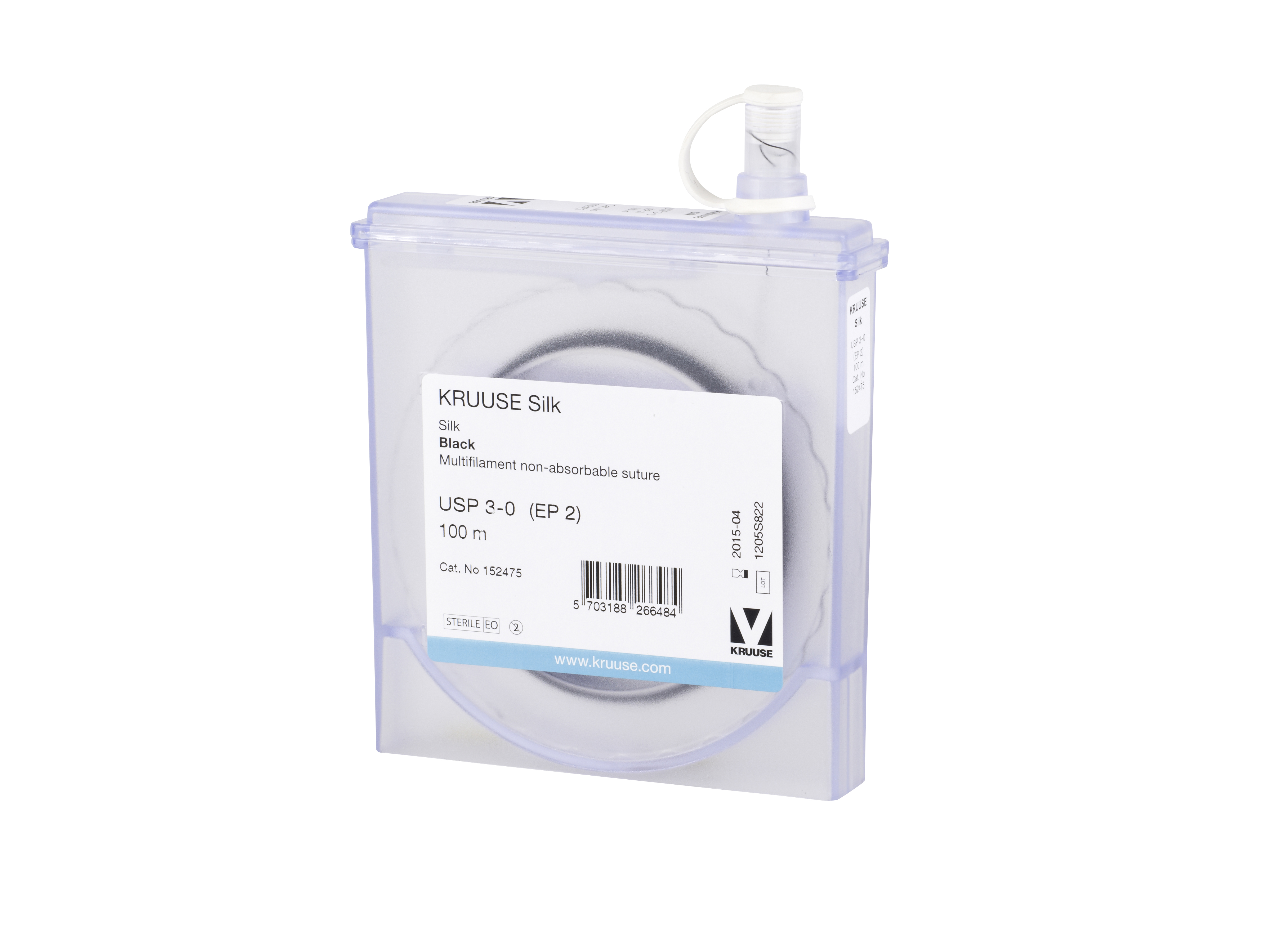 KRUUSE Silk Suture, USP 3-0, 100 m