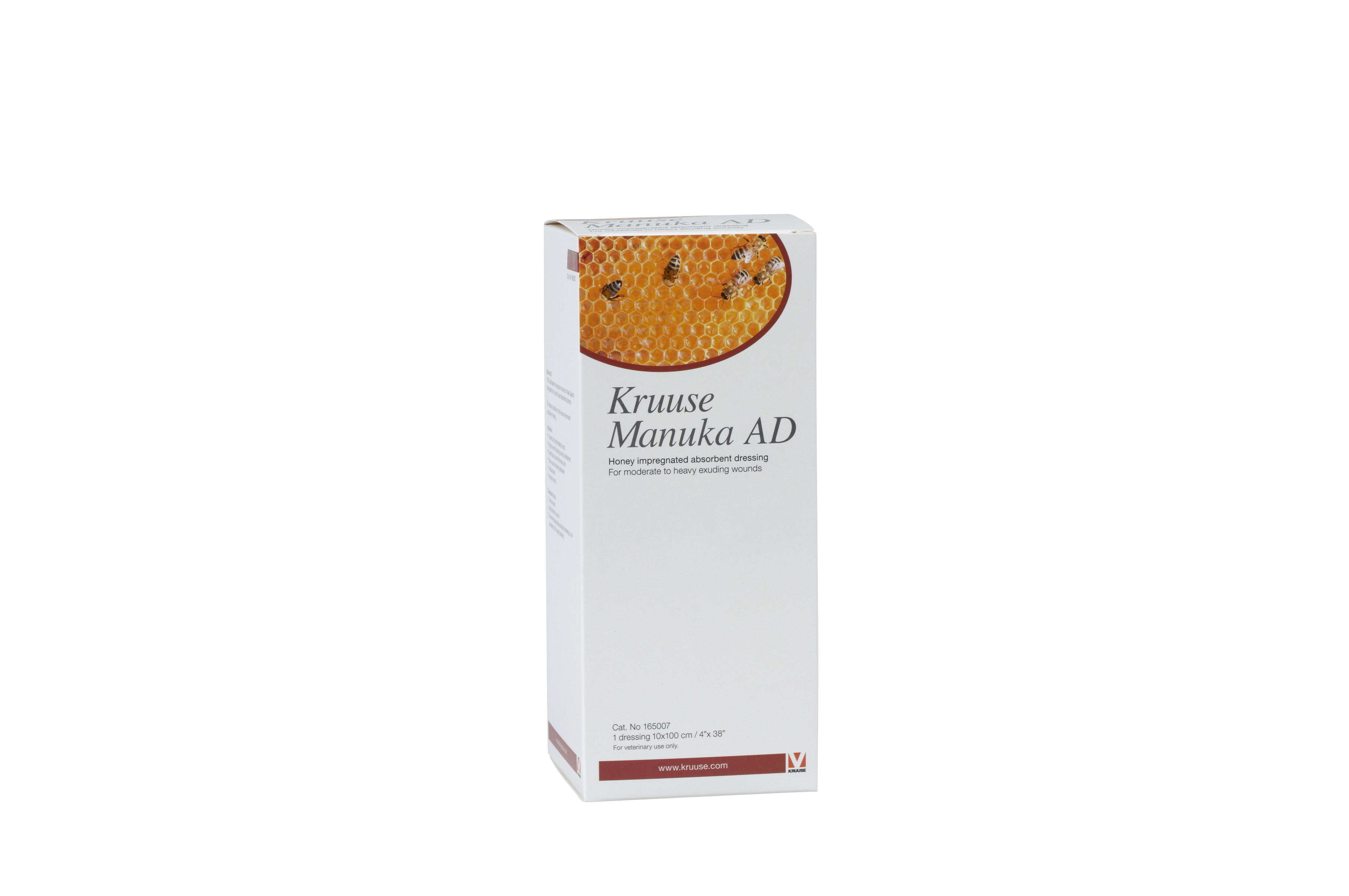 KRUUSE Manuka AD, Absorbent Dressing, sterile, 10 x 100 cm, 1 roll