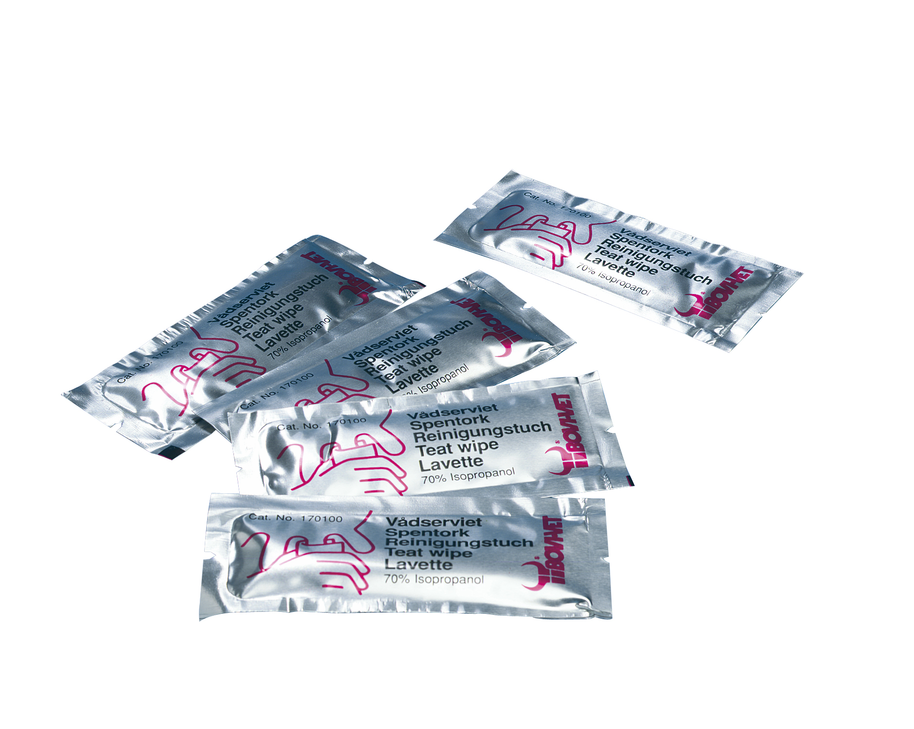 BOVIVET Teat Wipe, 100/pk