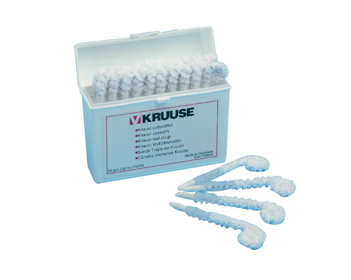 KRUUSE Columbus Teat Plugs in plastic box, 20/pk