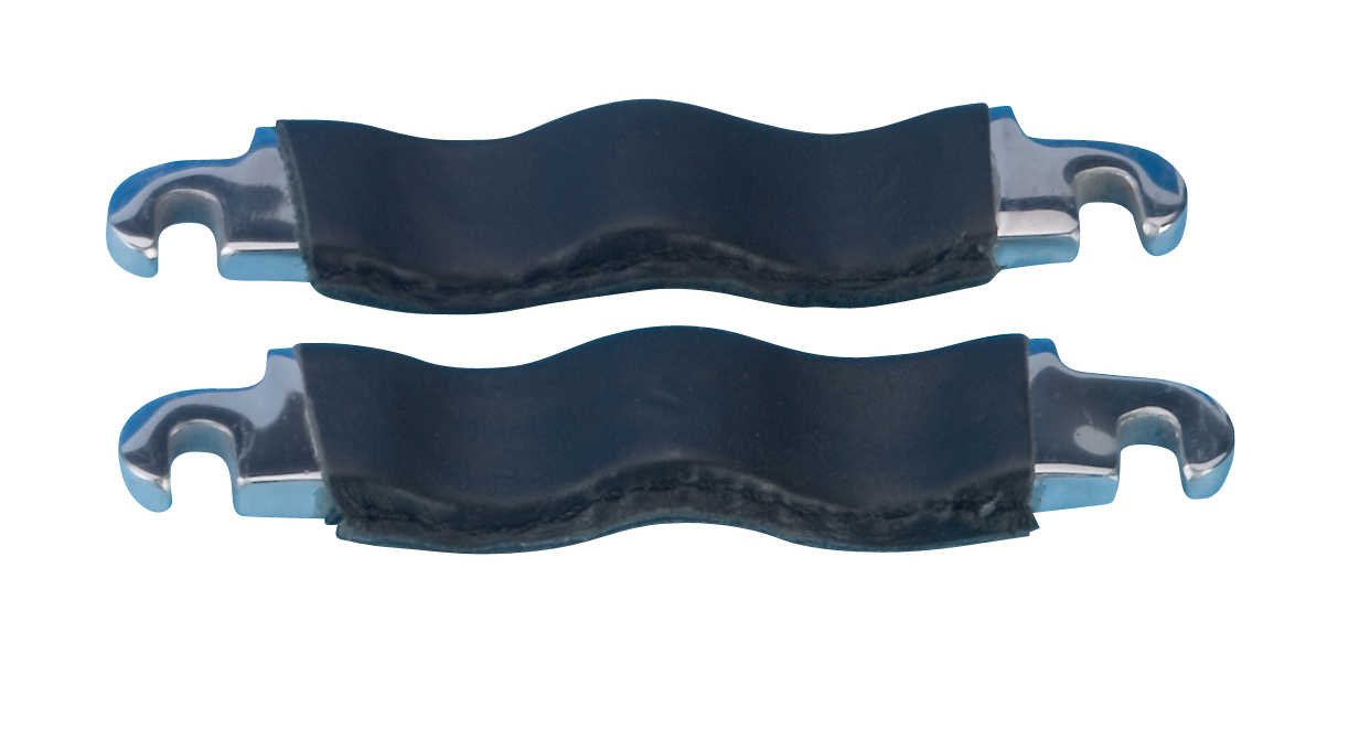 EQUIVET Spare Plates, (2) leather covered, for Mouth Speculum, 14.5 cm x 3.2 cm