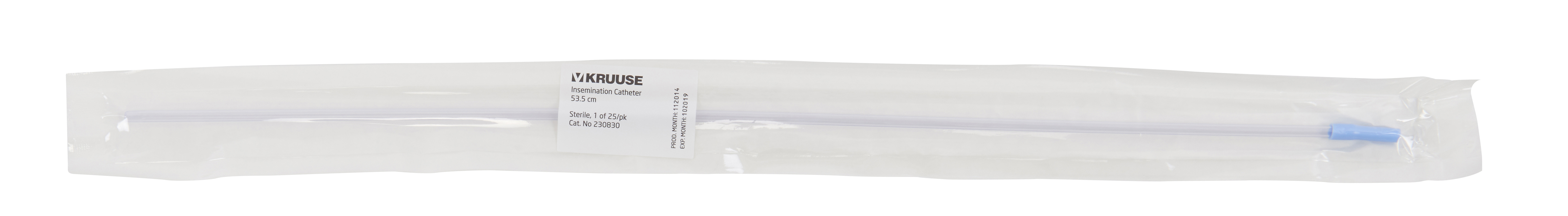 KRUUSE Insemination Catheter, sterile, 53.5 cm, 25/pk