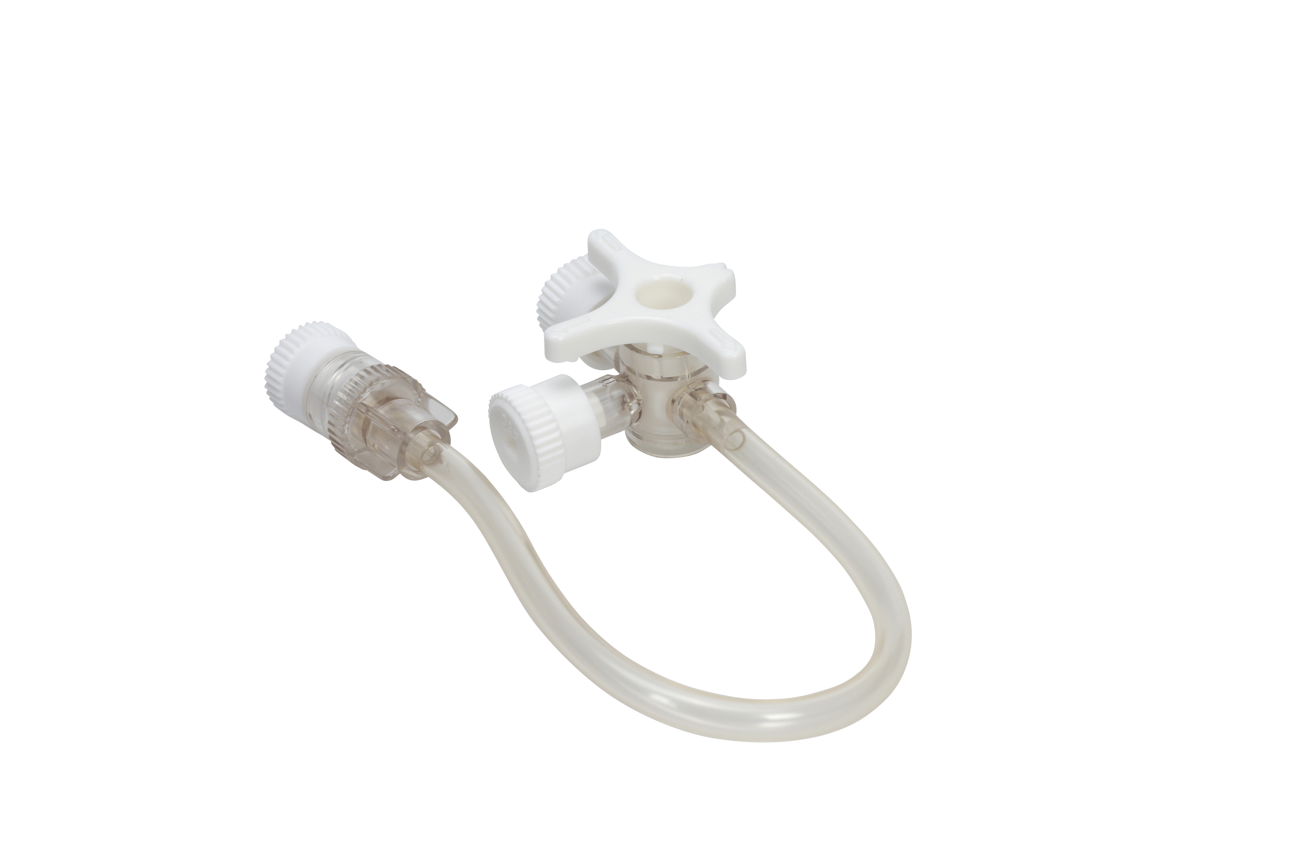 Three-way Connectaplus tap w/10 cm tube, 50/pk
