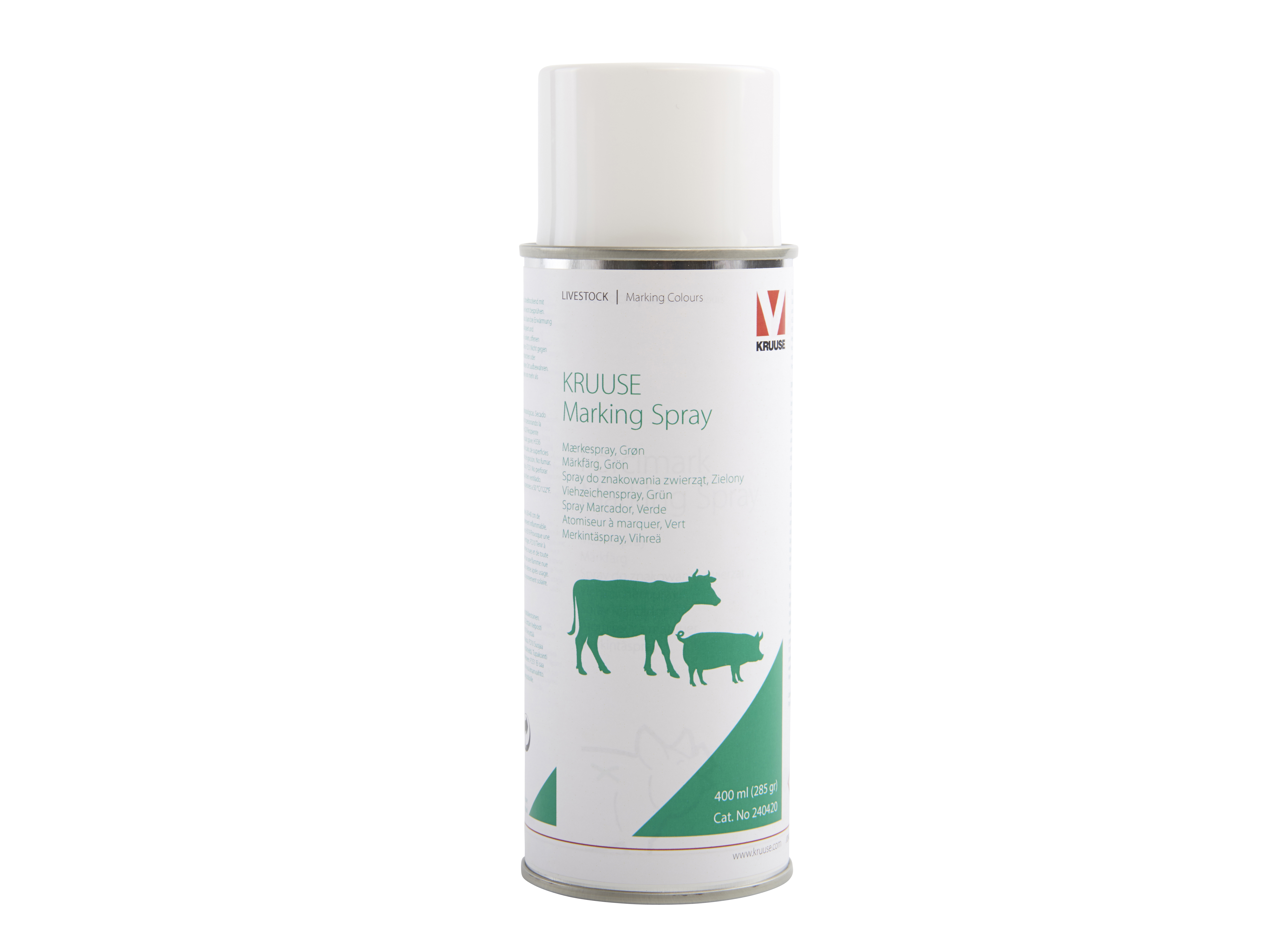 KRUUSE Marking Spray, green, 400 ml, 12/pk