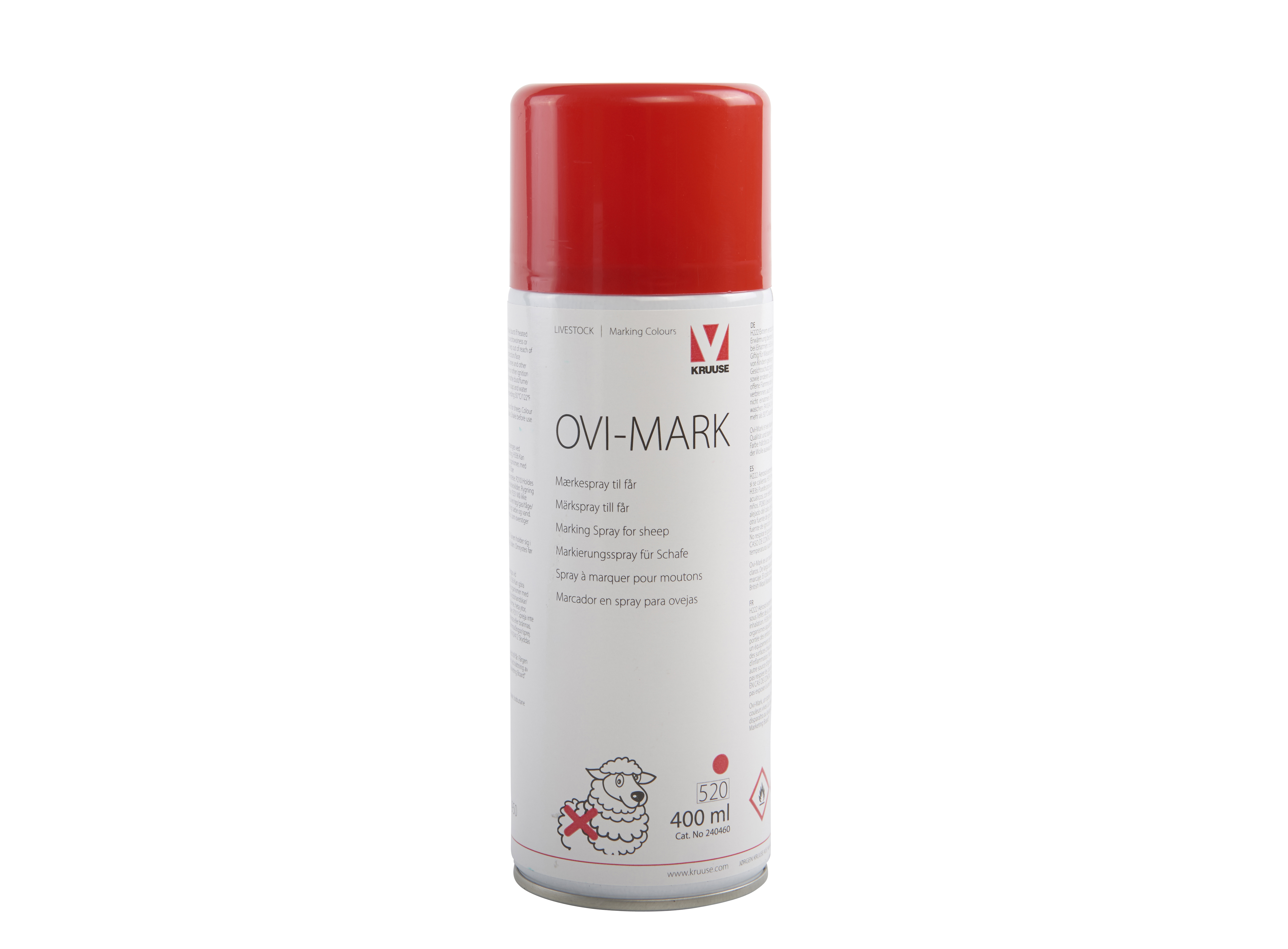 KRUUSE Ovi-mark, red, 400 ml