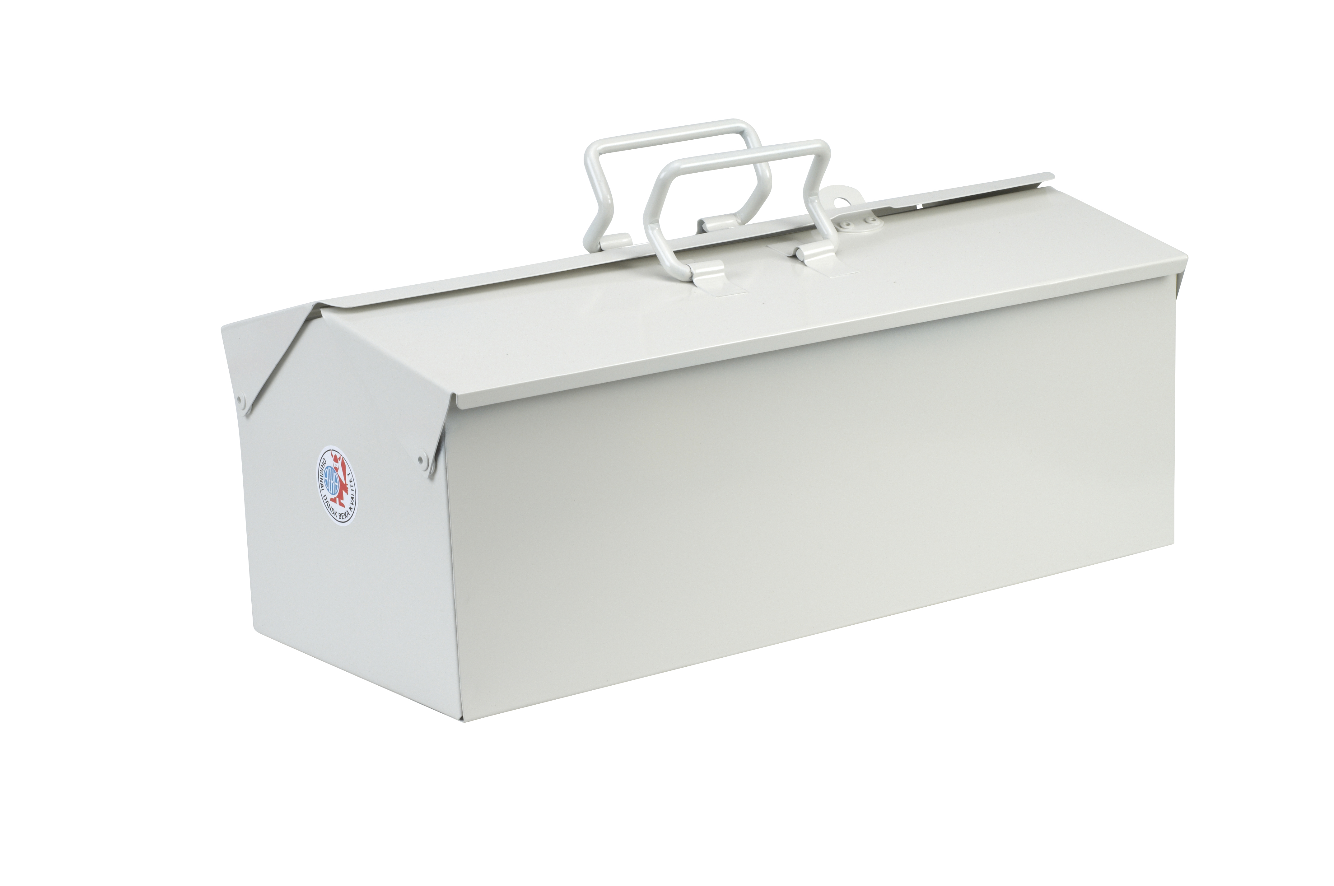 Metal case with tray 45x20x18 cm