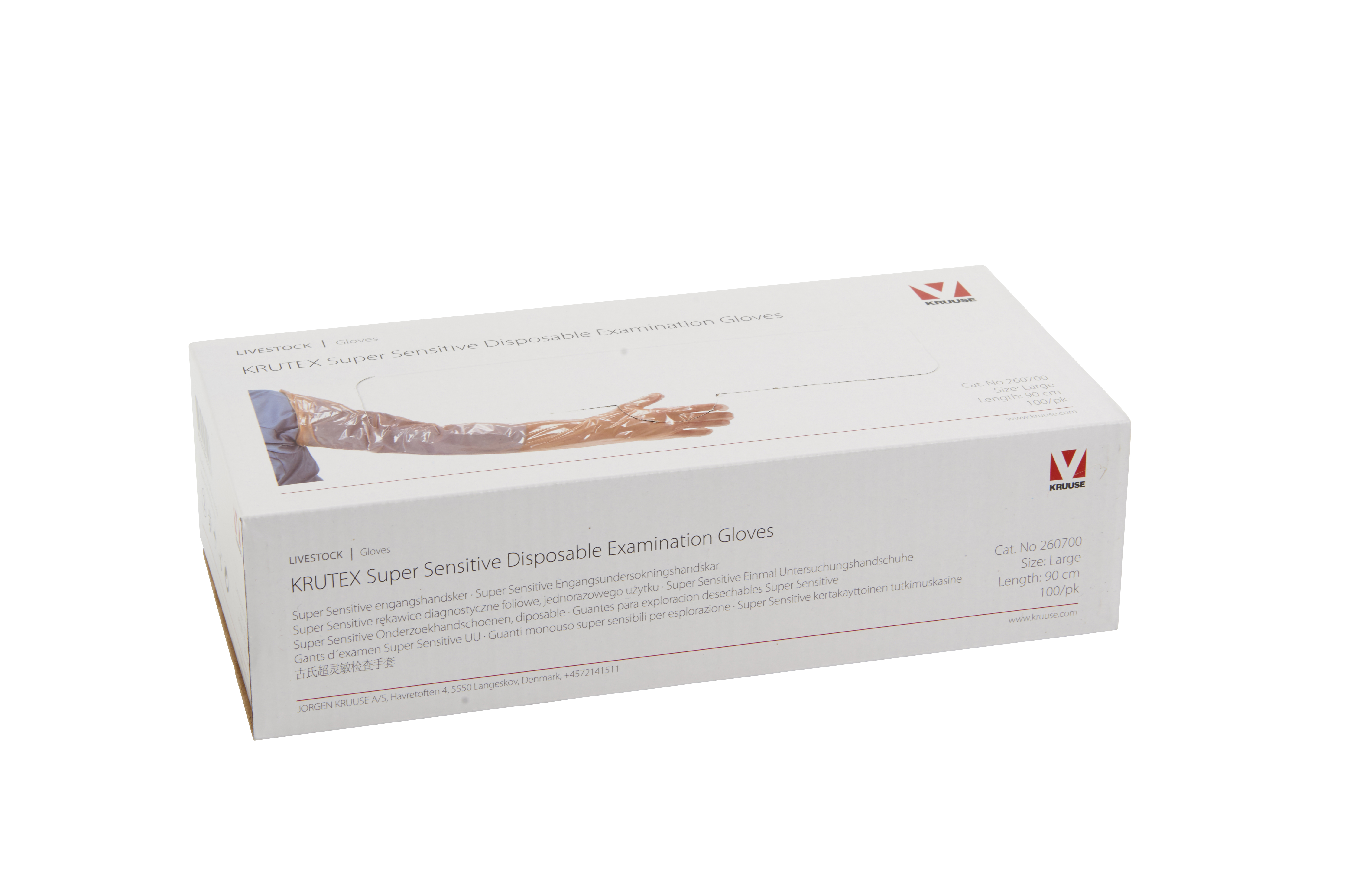 KRUTEX super sensitive gloves, S ,100/pk