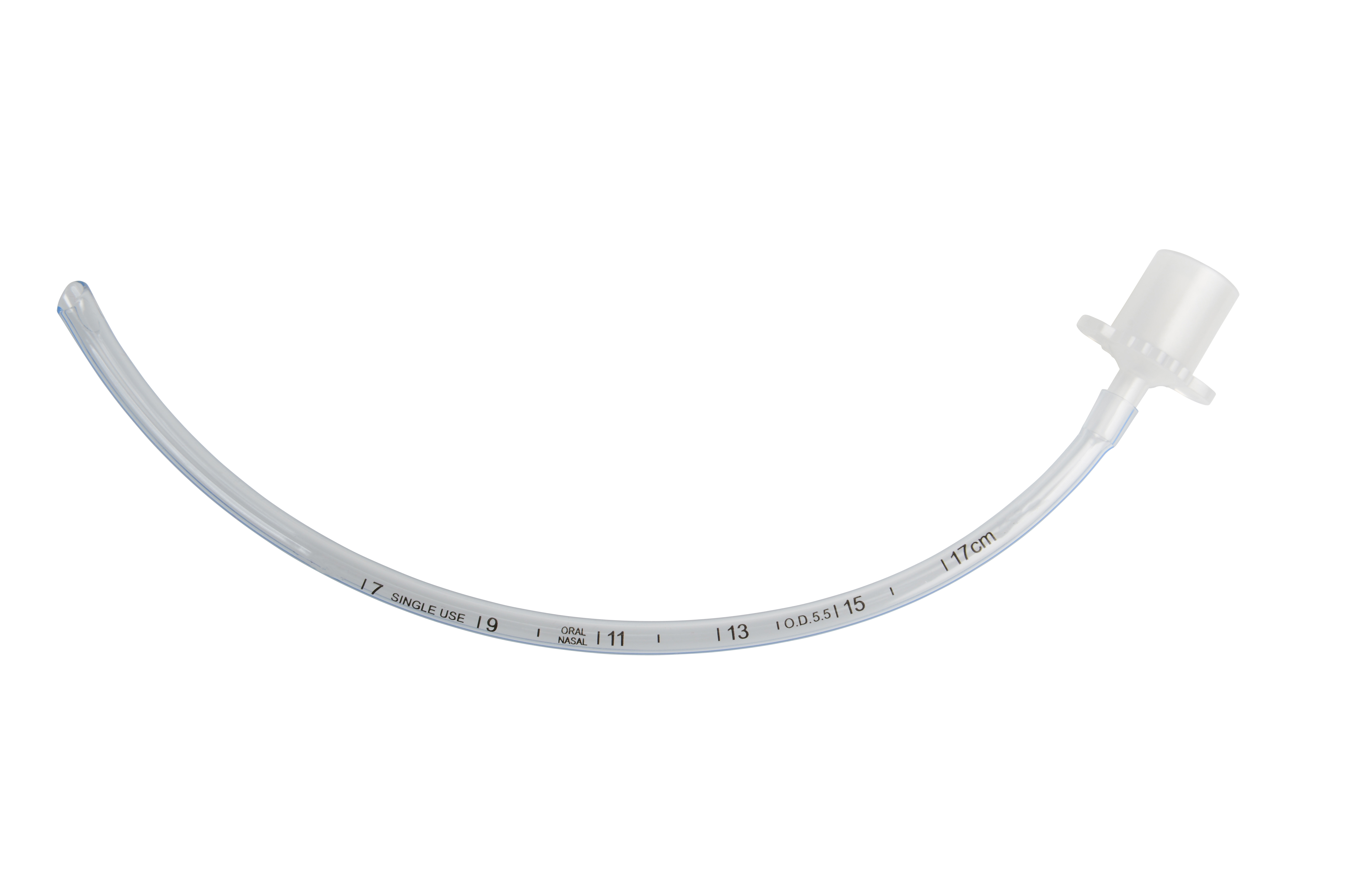 KRUUSE PVC Endotracheal Tubus, without cuff, ID 4.0 mm, OD 5.5 mm, 17 Fr x  21.5 cm (8.5''), 10/pk