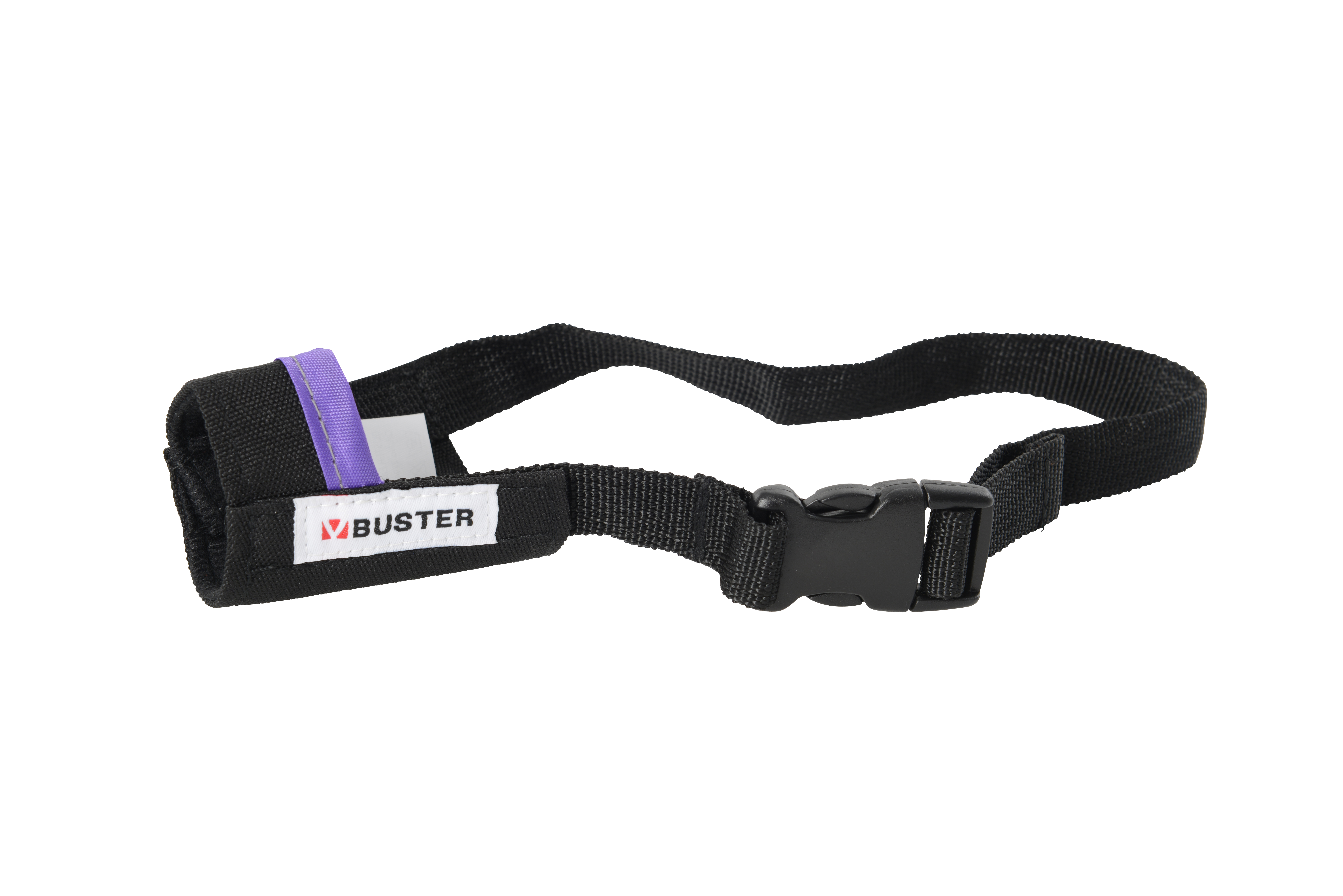 BUSTER Easy-ID nylon dog muzzle, S, purple