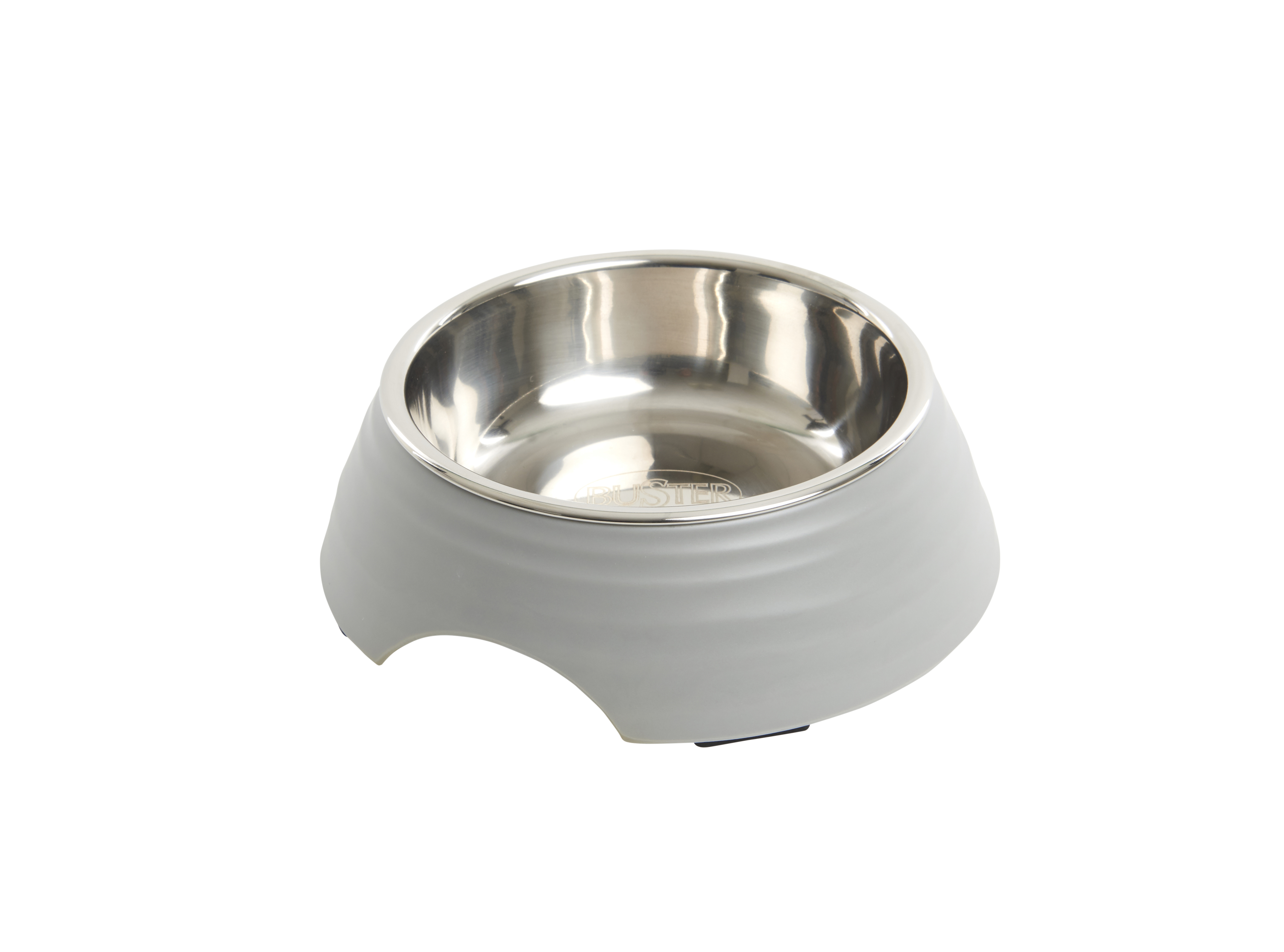 BUSTER Frosted Ripple Bowl, Matte Grey, S