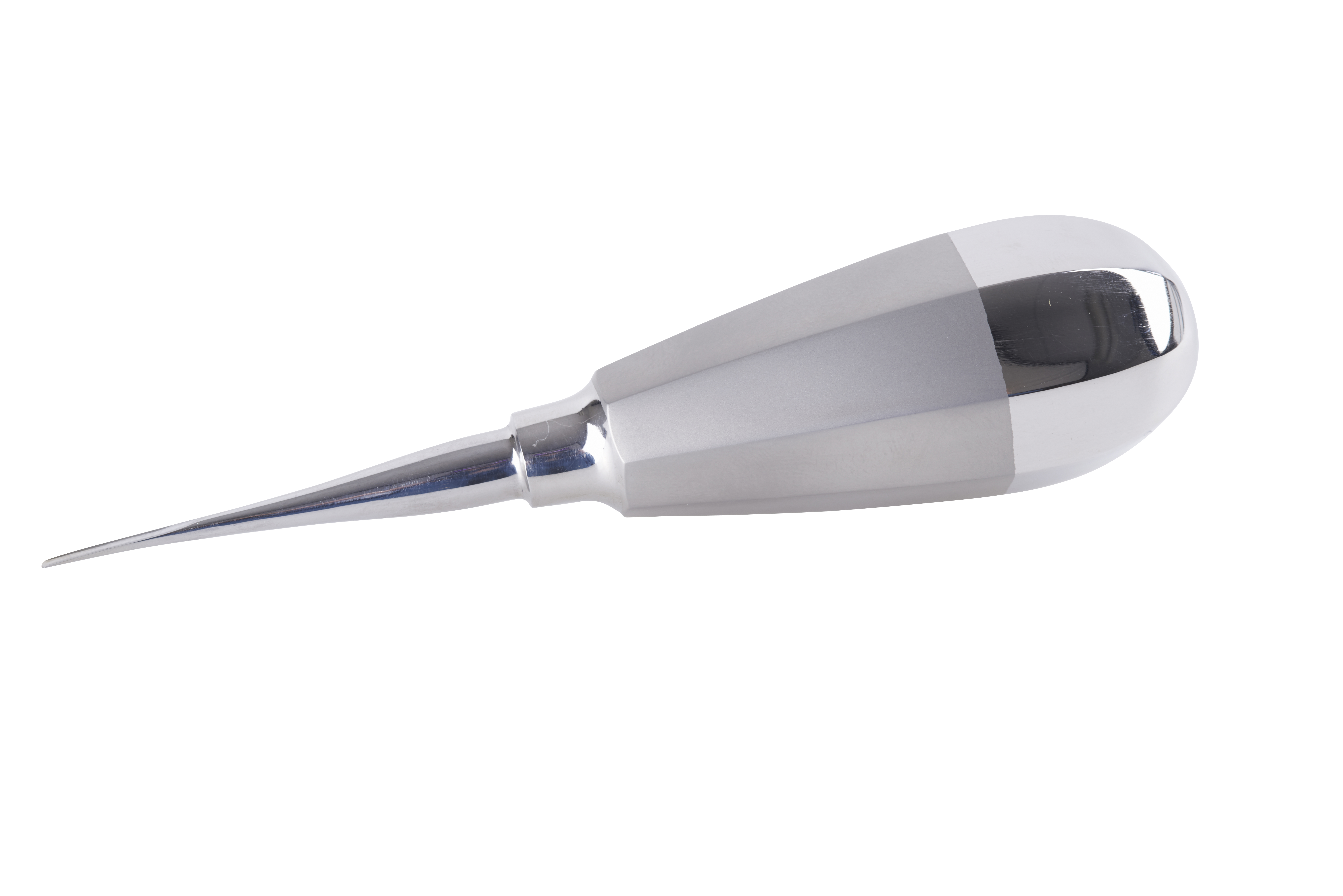 KRUUSE elevator, straight tip, 1 mm, stubby handle