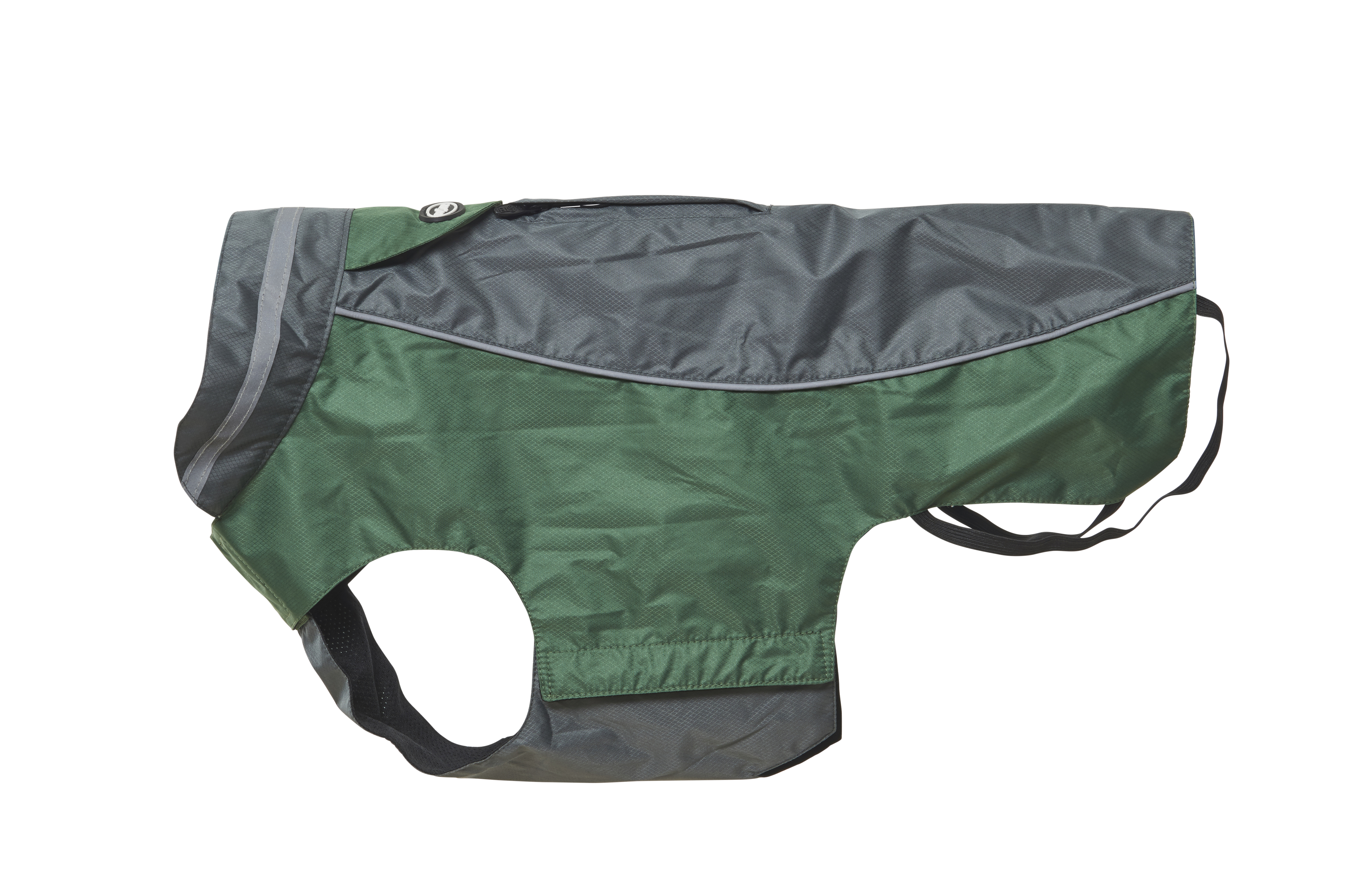 BUSTER raincoat steel grey/artichoke green, XXS