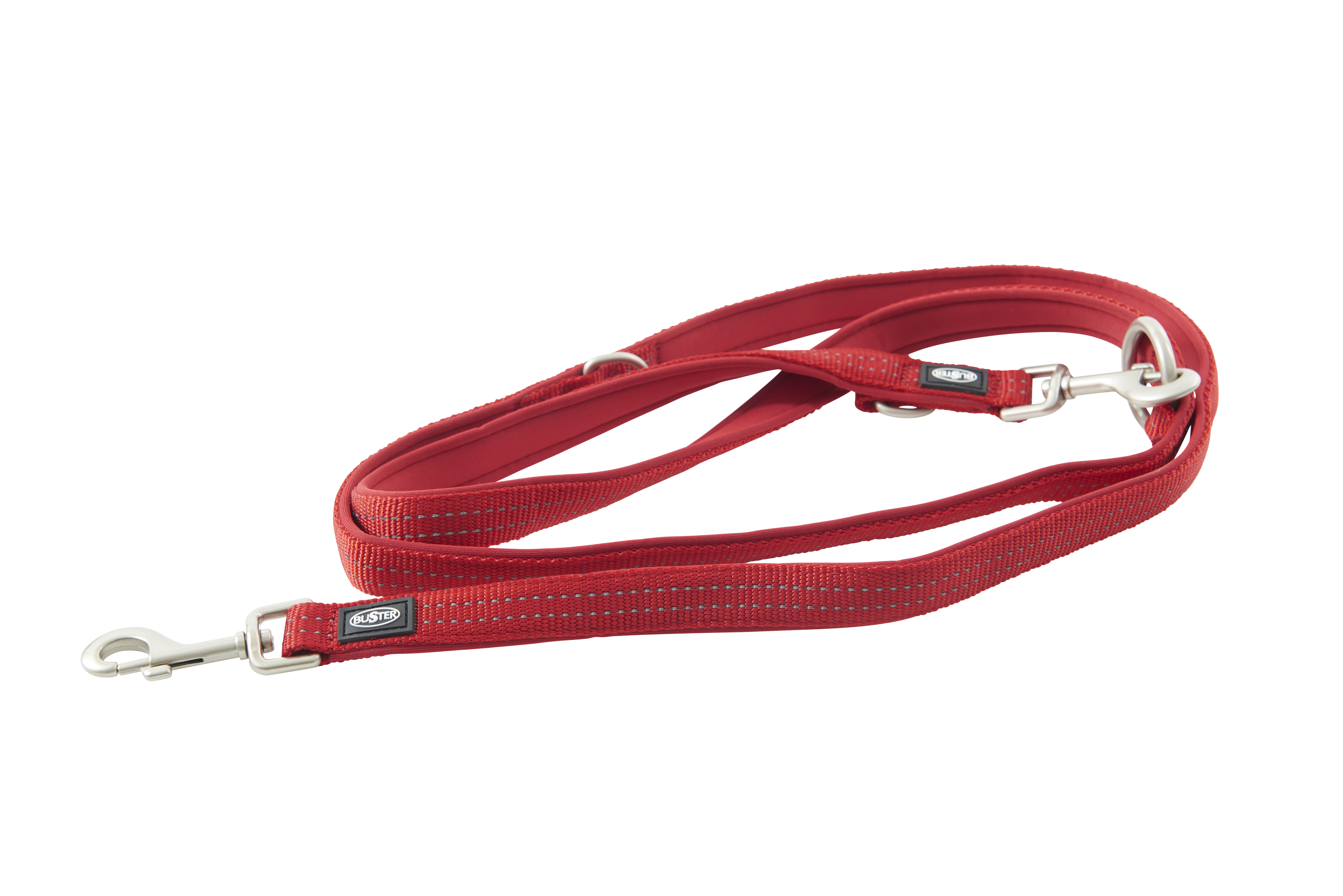 BUSTER Neoprene 180 cm Multipurpose Lead, Red/Red, S, 15mm