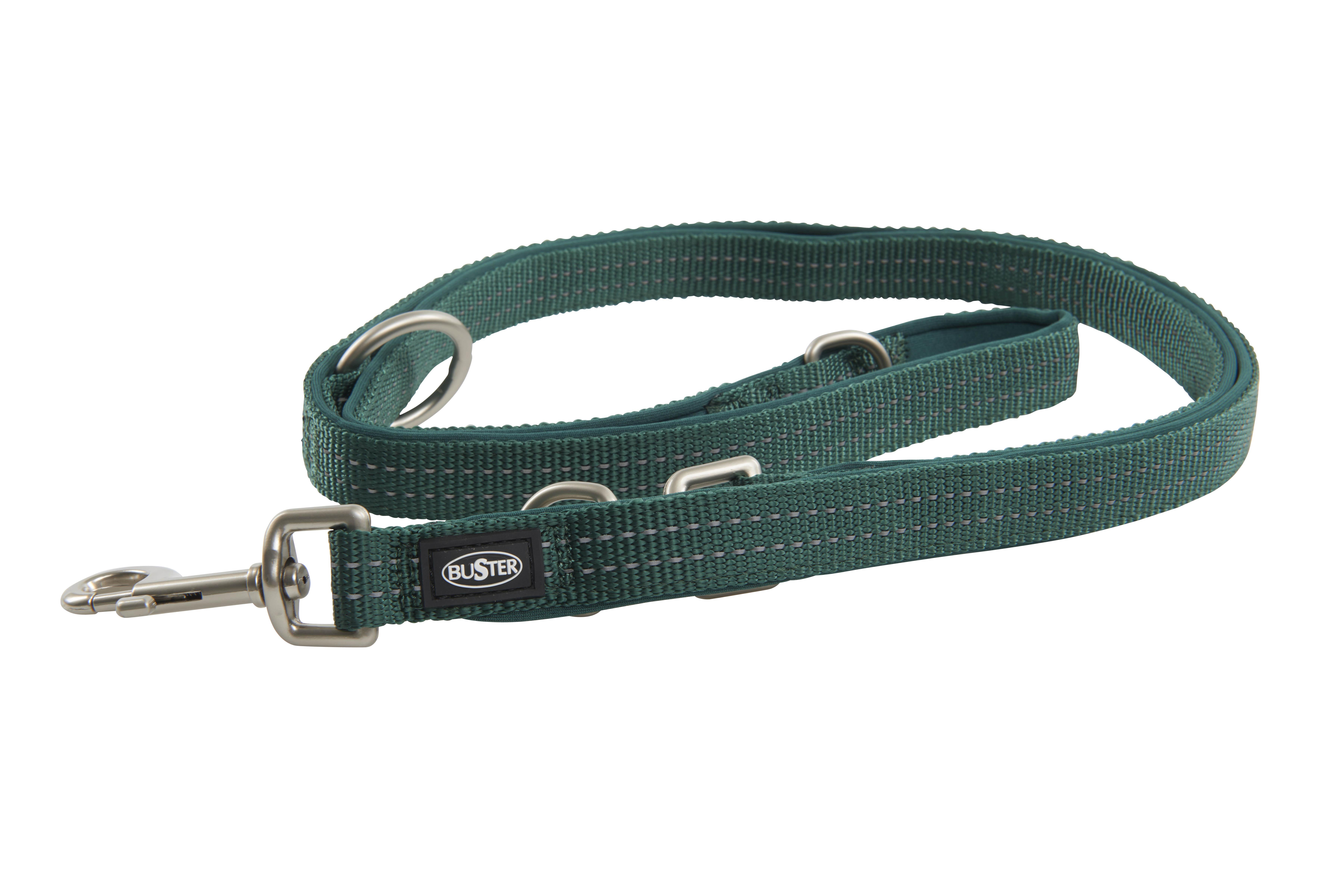 BUSTER Neoprene 180 cm Multipurpose Lead, Green/Green, S, 15mm