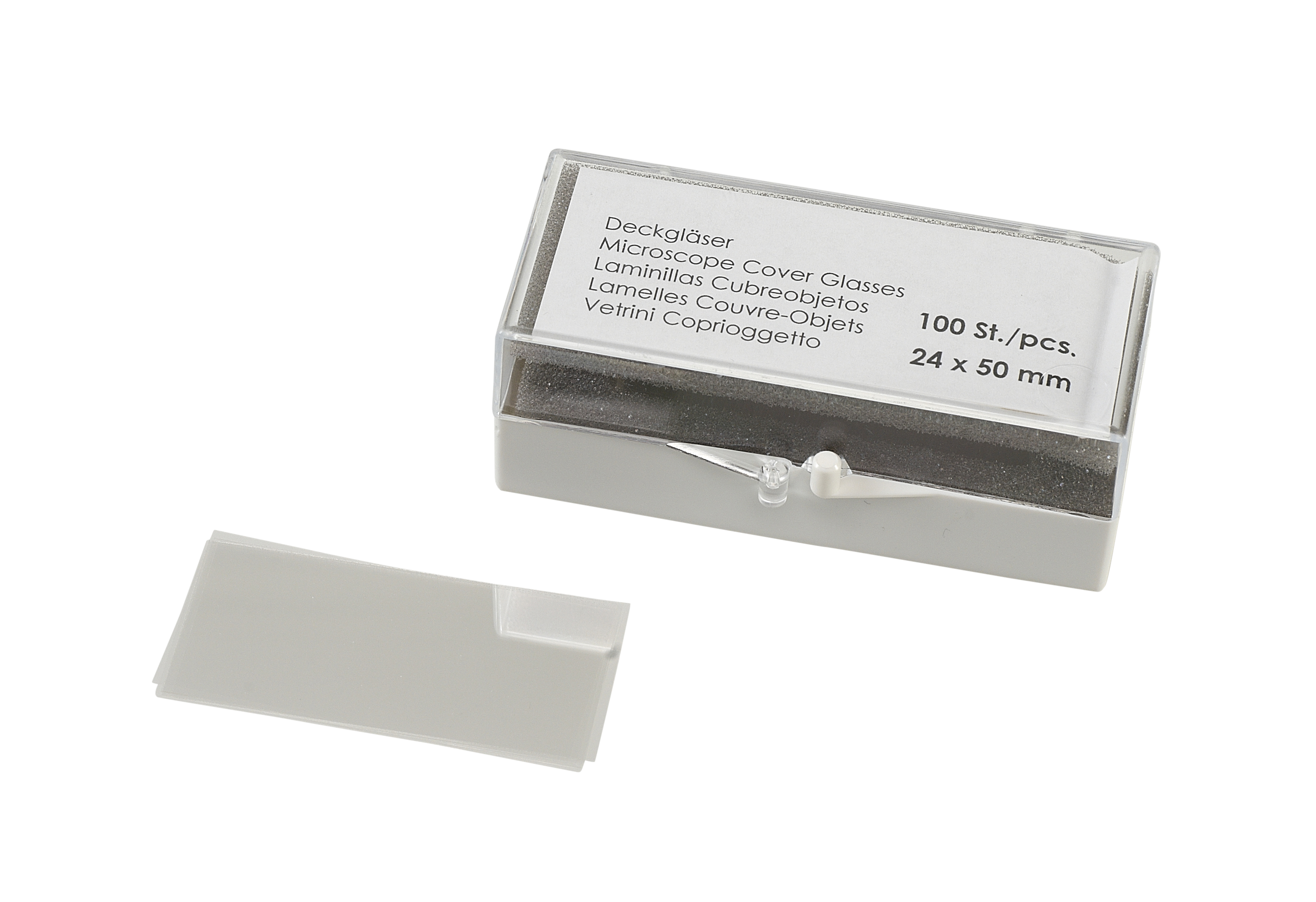 Cover slips 24x50 mm box of 100/pk