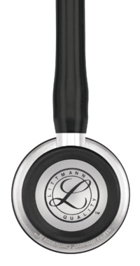 Littmann Cardiology IV™ Stethoscope, Standard-Finish Chestpiece, Black Tube, 27 inch, 6152