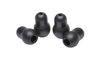 Littmann Stethoscope Spare Parts Kit, Snap Tight Soft-Sealing Eartips, Black, Large and Small, 40001