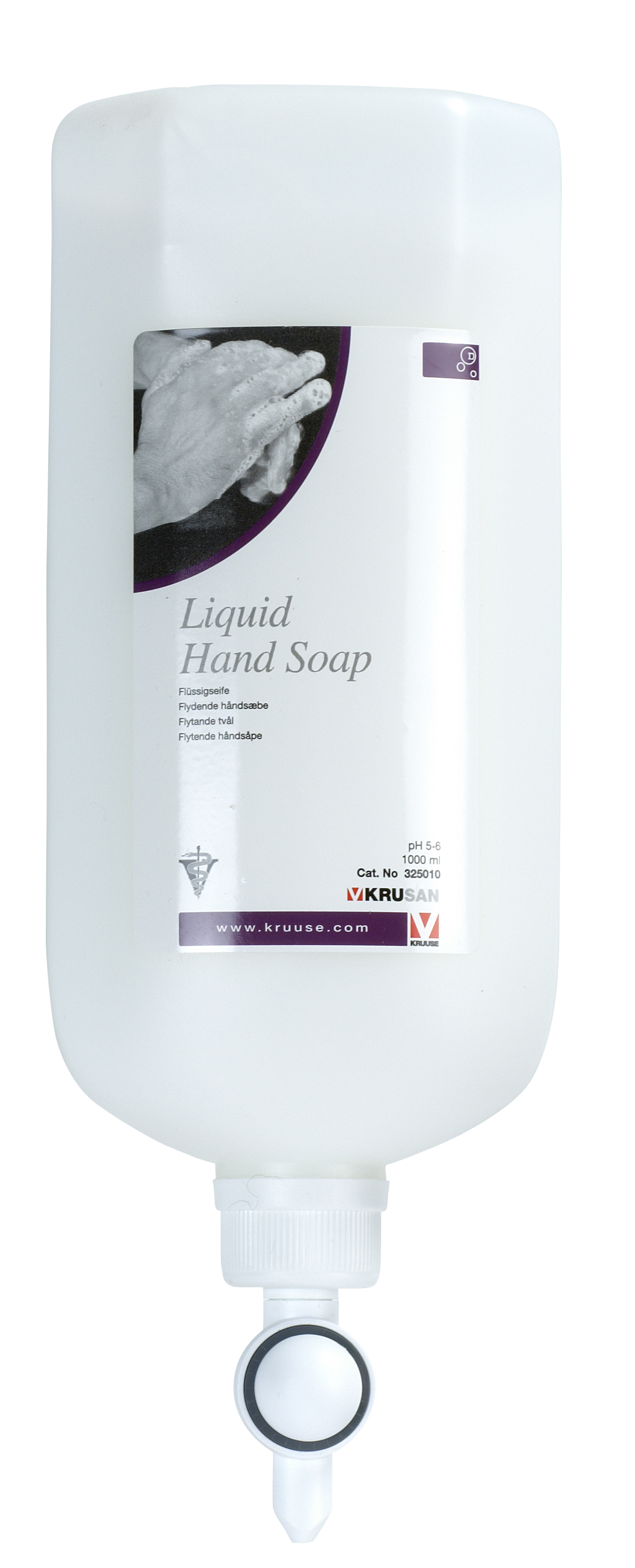 KRUSAN Liquid Hand Soap, 1000 ml for wall dispenser