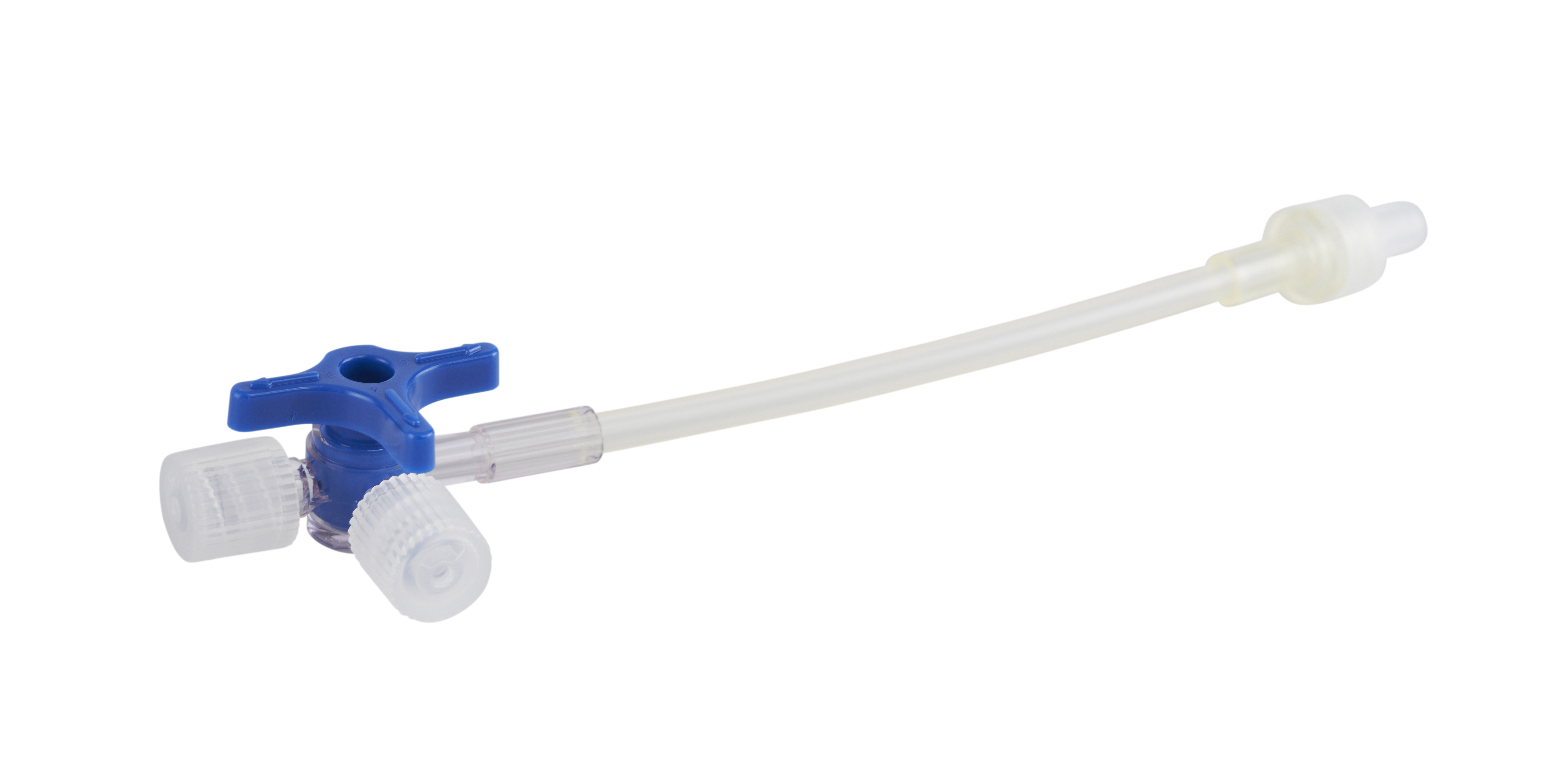 Discofix, 3 way tap with tube, 10 cm